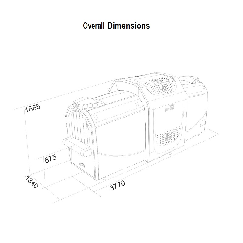 VTS620 Multi-functional Fast CT Luggage Object Inspection