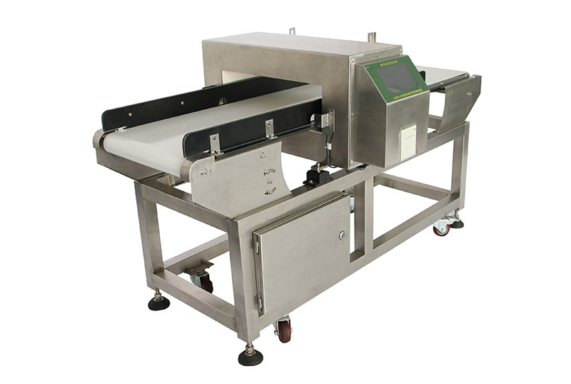 Touch screen digital belt conveyor metal detector