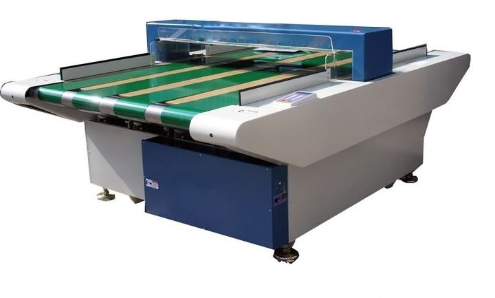 Extra wide tunnel textile needle metal detector machine