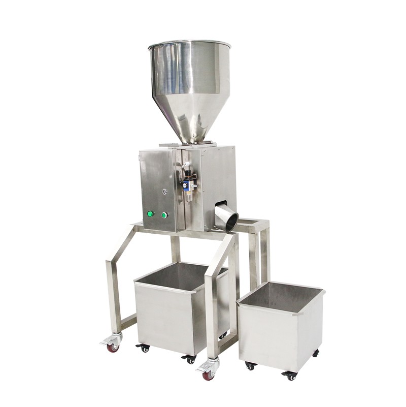 metal separator for free fall food application