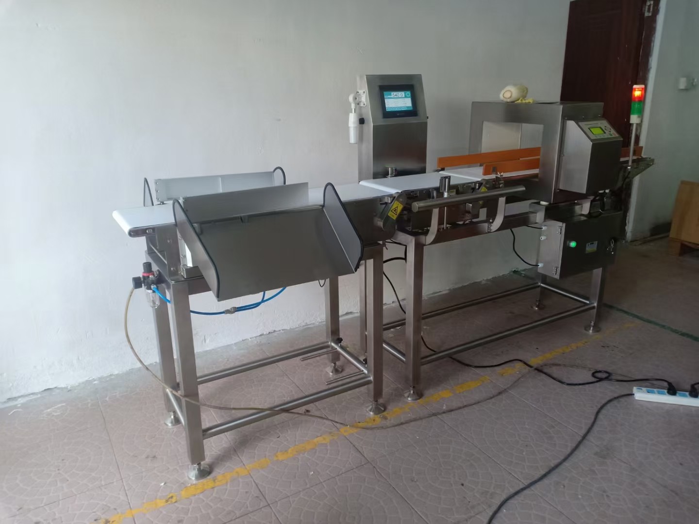over under checkweighing with rapid speed
