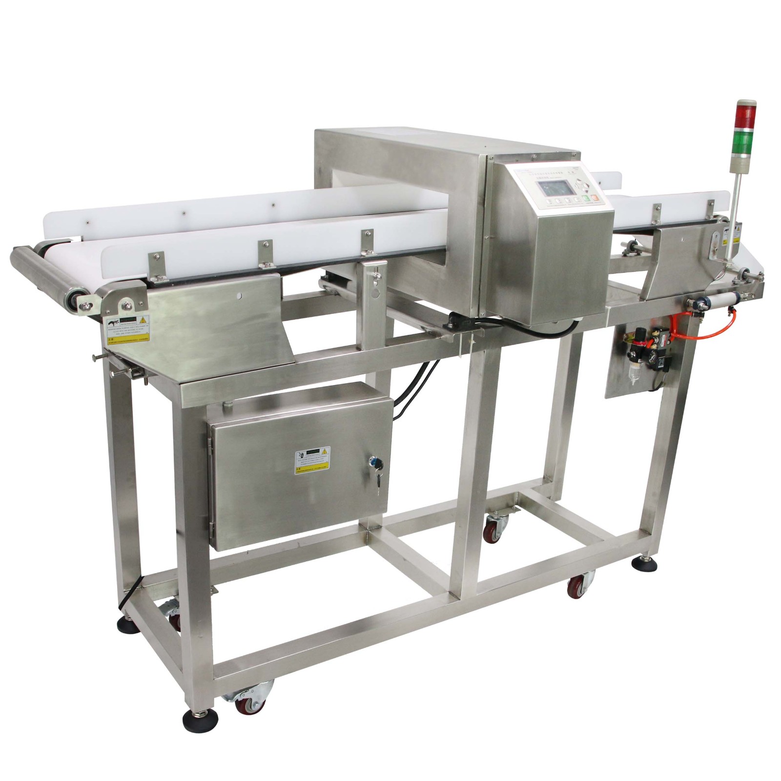 Tissue Company installation metal detector machine