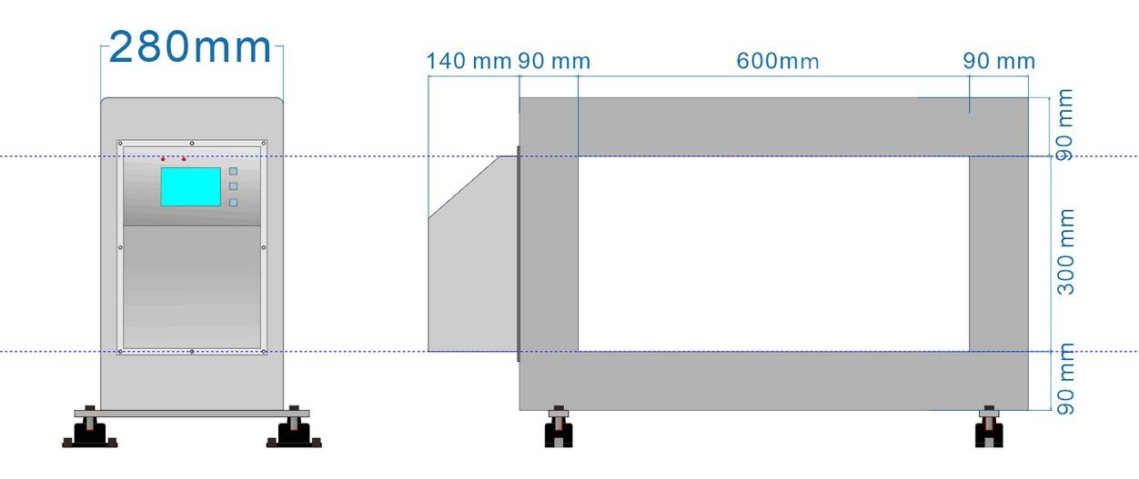 metal detector for coal conveyor belt