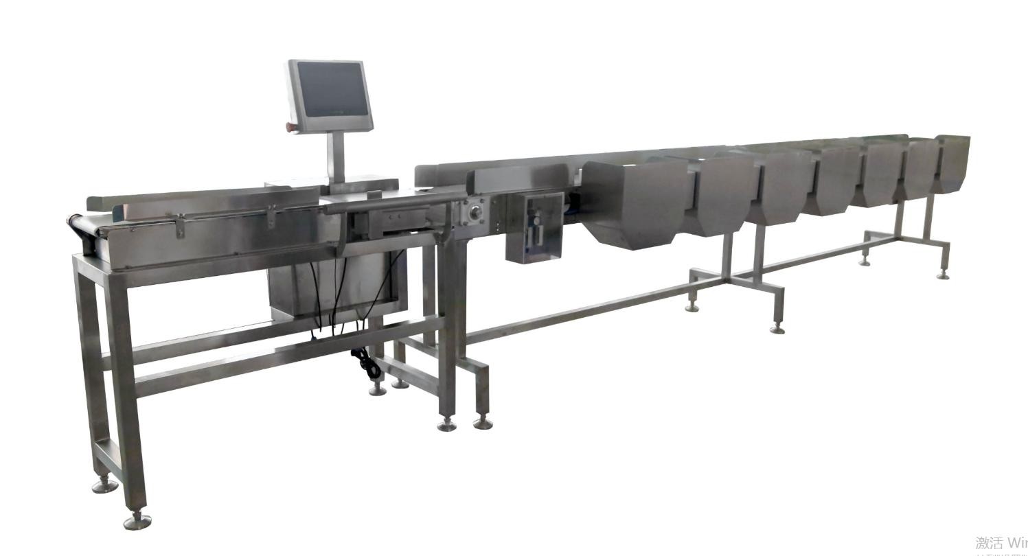 Real-time weight measurement sorting machine