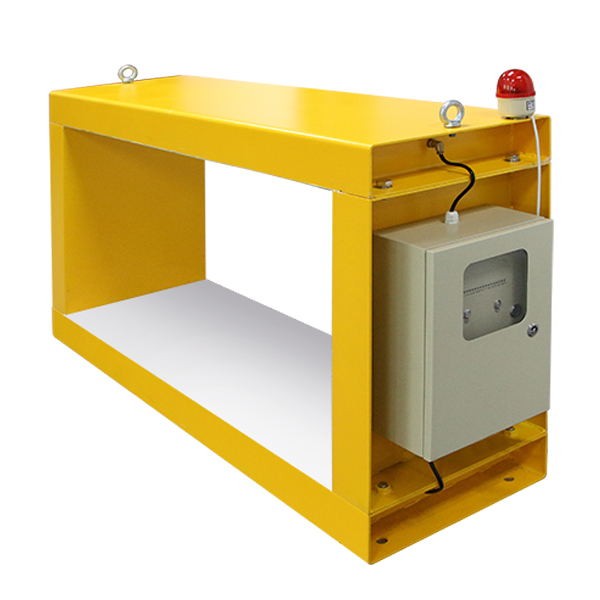 Tunnel metal detector for conveyor and production line