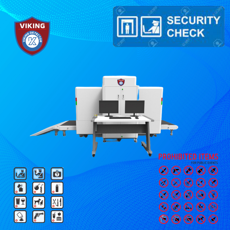 Threat detection 6550 x-ray baggage scanner