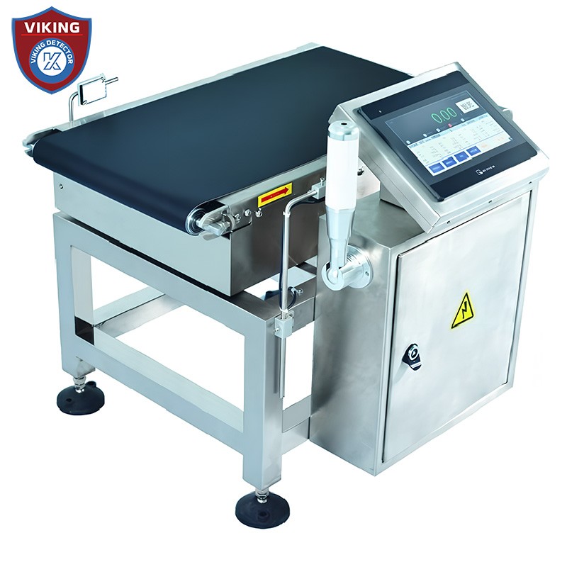 Highly efficient mid-range checkweigher, accurate weight check for packages from 0.05-15 kg