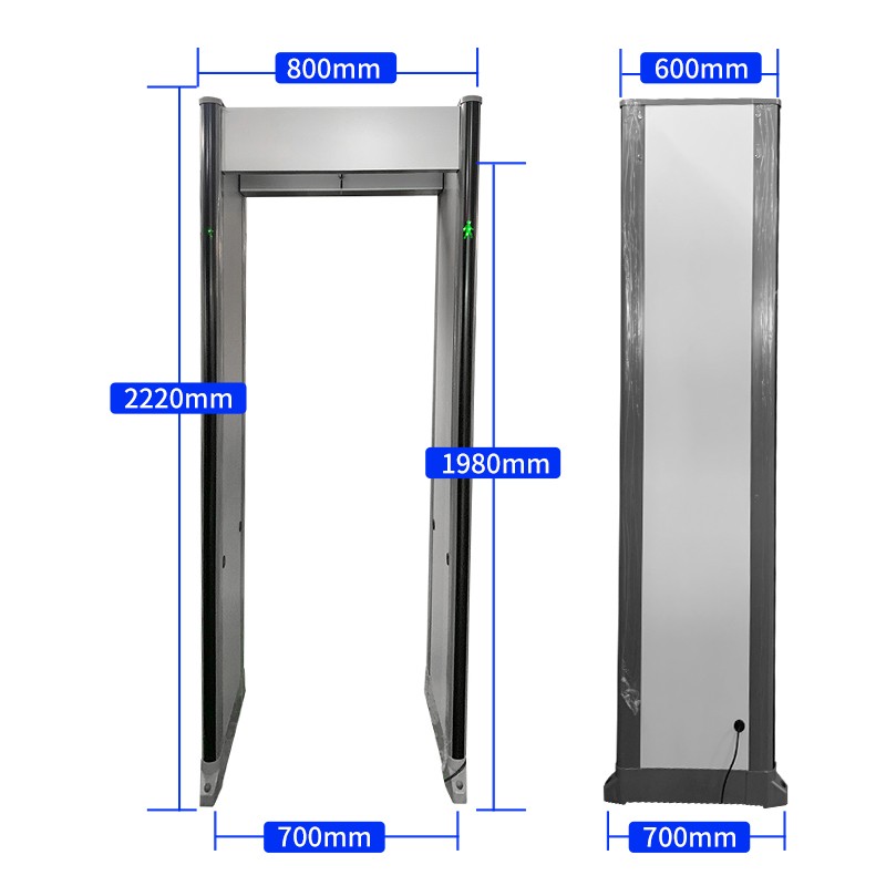 checkpoint security walk-through metal detectors muti-zone